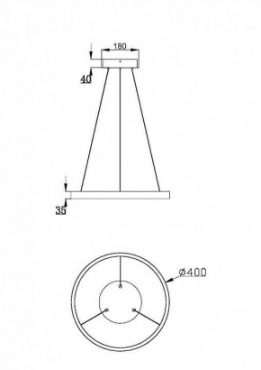 Подвесной светильник Maytoni Rim MOD058PL-L22BK в Белоярском - beloyarskiy.mebel24.online | фото 3