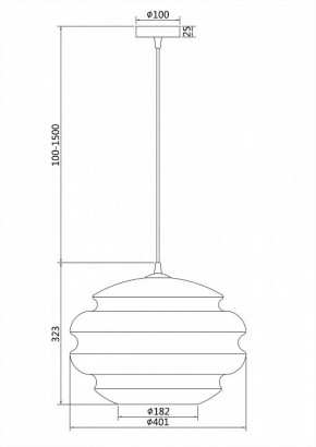 Подвесной светильник Maytoni Ruche P078PL-01BL в Белоярском - beloyarskiy.mebel24.online | фото 5