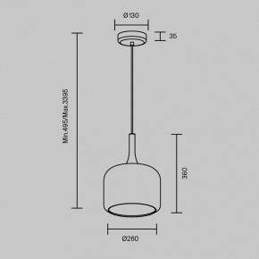 Подвесной светильник Maytoni Spirito MOD286PL-L18B3K в Белоярском - beloyarskiy.mebel24.online | фото 10