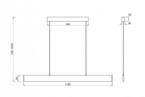 Подвесной светильник Maytoni Step P010PL-L30B4K в Белоярском - beloyarskiy.mebel24.online | фото 4