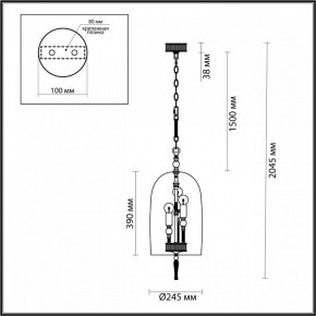 Подвесной светильник Odeon Light Bell 4892/3 в Белоярском - beloyarskiy.mebel24.online | фото 6