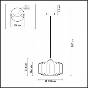 Подвесной светильник Odeon Light Binga 4746/1 в Белоярском - beloyarskiy.mebel24.online | фото 6