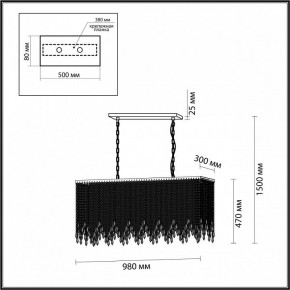 Подвесной светильник Odeon Light Chokka 5028/9A в Белоярском - beloyarskiy.mebel24.online | фото 5