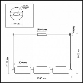 Подвесной светильник Odeon Light Kavia 5003/30L в Белоярском - beloyarskiy.mebel24.online | фото 4