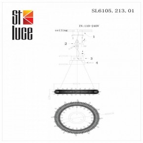 Подвесной светильник ST-Luce Lucchero SL6105.213.01 в Белоярском - beloyarskiy.mebel24.online | фото 6