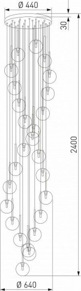 Подвесной светильник TK Lighting Aurora 10258 Aurora в Белоярском - beloyarskiy.mebel24.online | фото 3