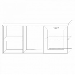 Полка навесная 4 Сиена в Белоярском - beloyarskiy.mebel24.online | фото 3