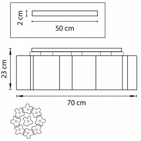 Потолочная люстра Lightstar Nubi 802093 в Белоярском - beloyarskiy.mebel24.online | фото 2