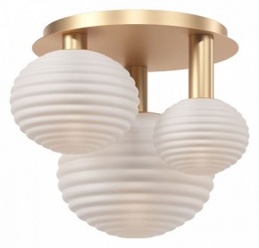 Потолочная люстра Maytoni Halo MOD268CL-03G в Белоярском - beloyarskiy.mebel24.online | фото