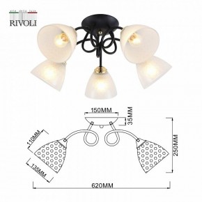 Потолочная люстра Rivoli Luiza Б0054904 в Белоярском - beloyarskiy.mebel24.online | фото 6