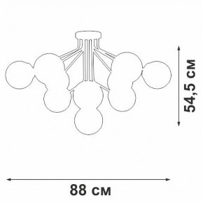 Потолочная люстра Vitaluce V42870 V42870-8/10PL в Белоярском - beloyarskiy.mebel24.online | фото