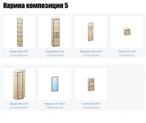Прихожая Карина (модульная) в Белоярском - beloyarskiy.mebel24.online | фото 2