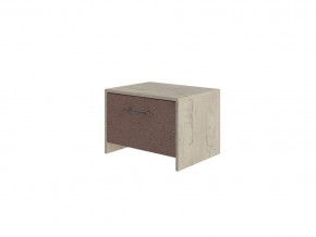 PROxSON Тумба Varna (ЛДСП+ткань Бунратти/Tesla Брауни) 51x40 в Белоярском - beloyarskiy.mebel24.online | фото