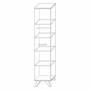 Шкаф 400 Вега Скандинавия в Белоярском - beloyarskiy.mebel24.online | фото 3