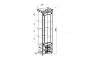 Шкаф для белья Ассоль АС-01 в Белоярском - beloyarskiy.mebel24.online | фото 5