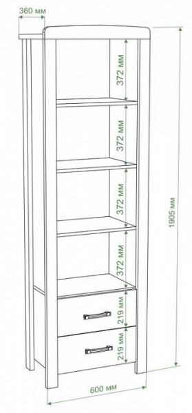 Шкаф для белья Бартоло ВТД-ГФ в Белоярском - beloyarskiy.mebel24.online | фото 2