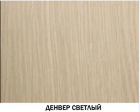 Шкаф для одежды №614 "Инна" Денвер светлый (*без полок) в Белоярском - beloyarskiy.mebel24.online | фото 2