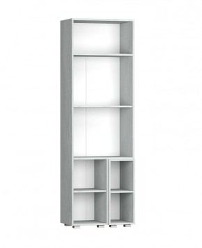 Шкаф Эльза (Бетонный Камень/Белый) в Белоярском - beloyarskiy.mebel24.online | фото 3