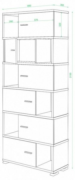 Шкаф комбинированный Домино СБ-30/6 в Белоярском - beloyarskiy.mebel24.online | фото 2