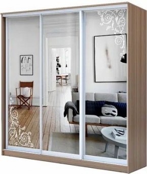 Шкаф-купе ХИТ 23-20/2-656 ОРНАМЕНТ в Белоярском - beloyarskiy.mebel24.online | фото