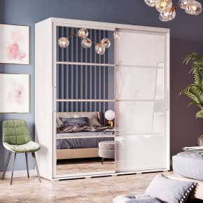 Шкаф-купе Крафт-6 1.6 м ШКК-06 (ясень белый) в Белоярском - beloyarskiy.mebel24.online | фото