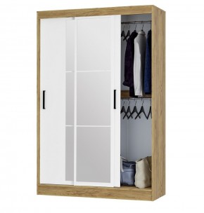 Шкаф-купе Тайм ШКК-03 (крафт/белый) в Белоярском - beloyarskiy.mebel24.online | фото 2