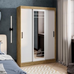 Шкаф-купе Тео ШКК-02 (крафт/белый) в Белоярском - beloyarskiy.mebel24.online | фото