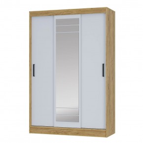 Шкаф-купе Тео ШКК-02 (крафт/белый) в Белоярском - beloyarskiy.mebel24.online | фото 2