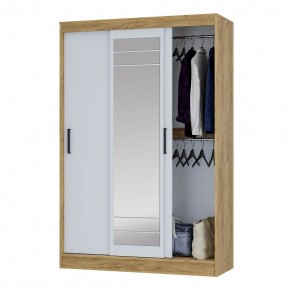 Шкаф-купе Тео ШКК-02 (крафт/белый) в Белоярском - beloyarskiy.mebel24.online | фото 3