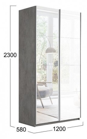 Шкаф-купе Траст СШК 2.120.60-13.15 в Белоярском - beloyarskiy.mebel24.online | фото 3