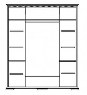 Шкаф Лика с зеркалом (ММ 137-01/04) в Белоярском - beloyarskiy.mebel24.online | фото 4