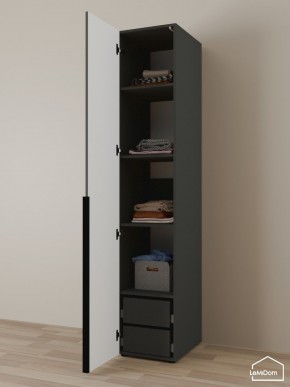 Шкаф Linnea MHR-1-4 2050х400х510 (Графит-М 11.1.25) в Белоярском - beloyarskiy.mebel24.online | фото 5