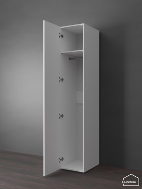 Шкаф Linnea MHR-1PO 2050х400х510 (Белый-М 11.1.1) в Белоярском - beloyarskiy.mebel24.online | фото 4