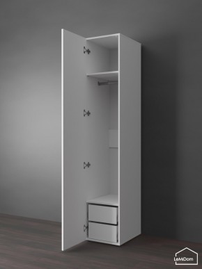 Шкаф Linnea MHR-1PO-3 2050х400х510 (Белый-М 11.1.2) в Белоярском - beloyarskiy.mebel24.online | фото 4