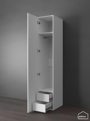 Шкаф Linnea MHR-1PO-3 2050х400х510 (Белый-М 11.1.2) в Белоярском - beloyarskiy.mebel24.online | фото 5