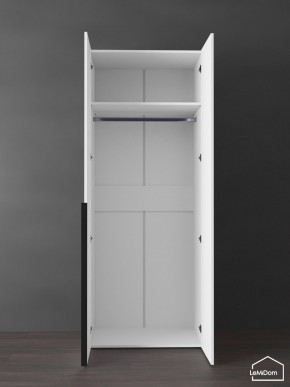 Шкаф Linnea MHR-2 2050х800х510 (Белый-М 11.1.1) в Белоярском - beloyarskiy.mebel24.online | фото 4