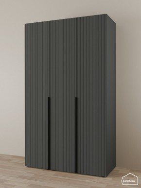Шкаф Linnea MHR-3-1 2050х1200х510 (Графит-М 11.1.25) в Белоярском - beloyarskiy.mebel24.online | фото