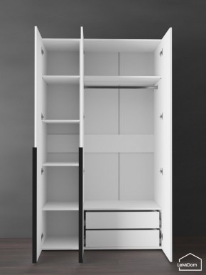 Шкаф Linnea MHR-3-2 2050х1200х510 (Белый-М 11.1.2) в Белоярском - beloyarskiy.mebel24.online | фото 5