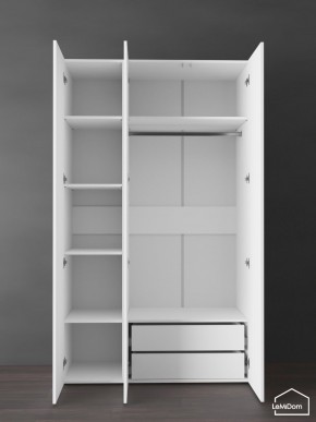 Шкаф Linnea MHR-3PO-2 2050х1200х510 (Белый-М 11.1.2) в Белоярском - beloyarskiy.mebel24.online | фото 6