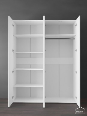 Шкаф Linnea MHR-4PO-1 2050х1600х510 (Белый-М 11.1.2) в Белоярском - beloyarskiy.mebel24.online | фото 4
