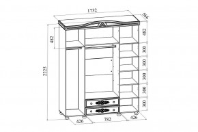 Шкаф платяной Ассоль АС-28 в Белоярском - beloyarskiy.mebel24.online | фото 4