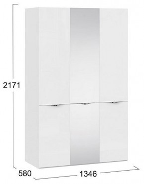 Шкаф платяной Глосс СМ-319.07.432 в Белоярском - beloyarskiy.mebel24.online | фото 4