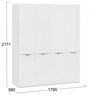Шкаф платяной Глосс СМ-319.07.441 в Белоярском - beloyarskiy.mebel24.online | фото 3