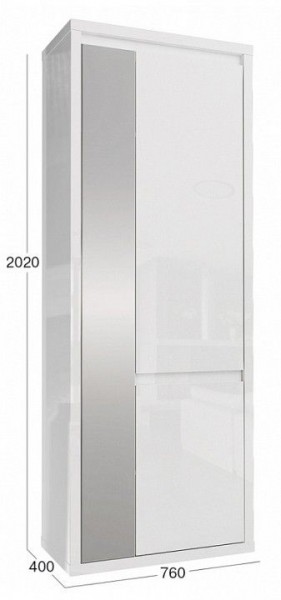 Шкаф платяной Норден СТЛ.413.01 в Белоярском - beloyarskiy.mebel24.online | фото 3