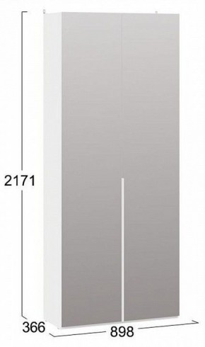 Шкаф платяной Порто СМ-393.07.224 в Белоярском - beloyarskiy.mebel24.online | фото 3