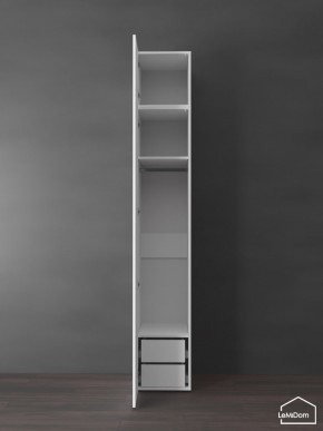 Шкаф с антресолью Linnea MHR-1POA-3 2450х400х510 (Белый-М 11.1.2) в Белоярском - beloyarskiy.mebel24.online | фото 5