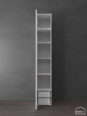 Шкаф с антресолью Linnea MHR-1POA-4 2450х400х510 (Белый-М 11.1.2) в Белоярском - beloyarskiy.mebel24.online | фото 6