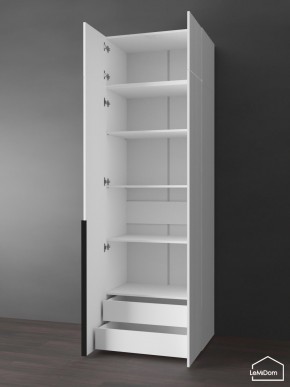 Шкаф с антресолью Linnea MHR-2A-4 2450х800х510 (Белый-М 11.1.2) в Белоярском - beloyarskiy.mebel24.online | фото 5