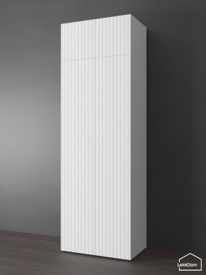 Шкаф с антресолью Linnea MHR-2POA-4 2450х800х510 (Белый-М 11.1.2) в Белоярском - beloyarskiy.mebel24.online | фото