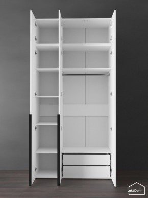 Шкаф с антресолью Linnea MHR-3A-2 2450х1200х510 (Белый-М 11.1.2) в Белоярском - beloyarskiy.mebel24.online | фото 6